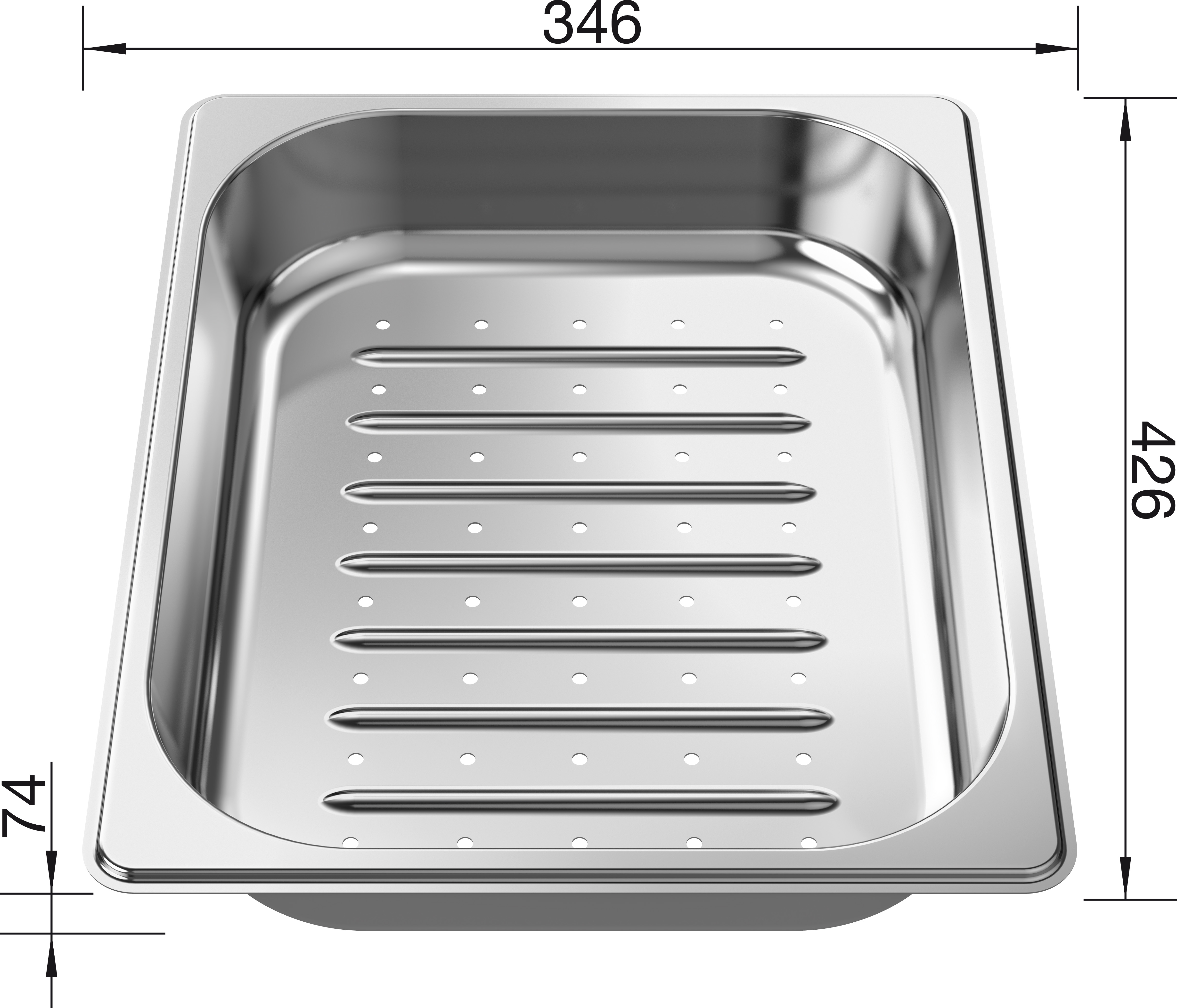 BLANCO Skylleskål rustfrit stål PLENTA